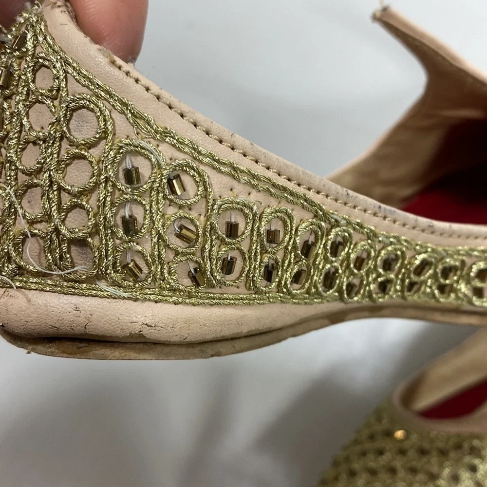 Curled toe / Aladdin style mojri jutti shoes - Picture 15 of 16